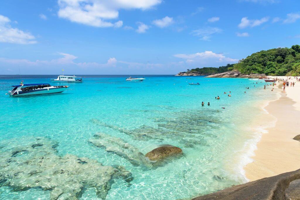 Beautiful beach at Koh Miang in Mu Koh Similan, Thailand